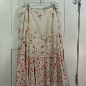 Coldwater creek XL skirt lined